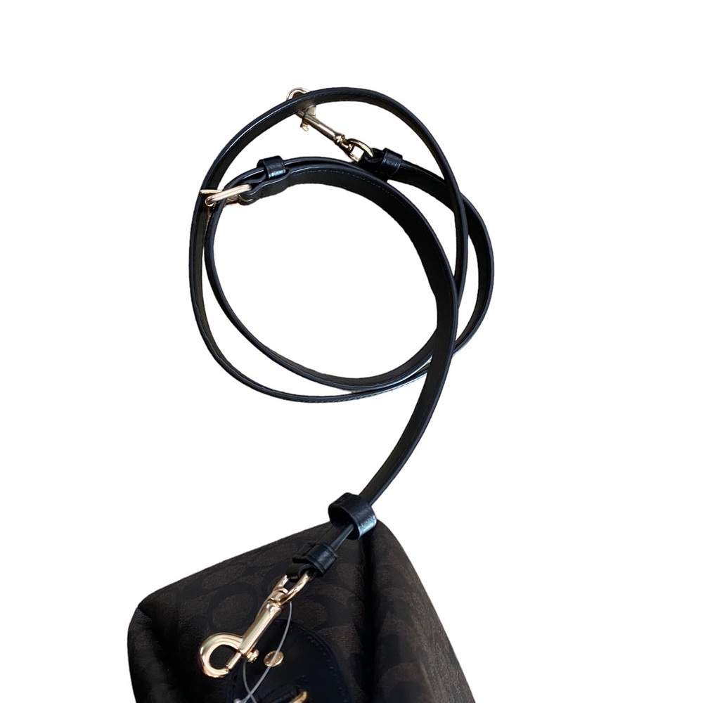 Coach Signature Lillie Carryall and Wallet Set Brown and Black NWT - Picture 3 of 10